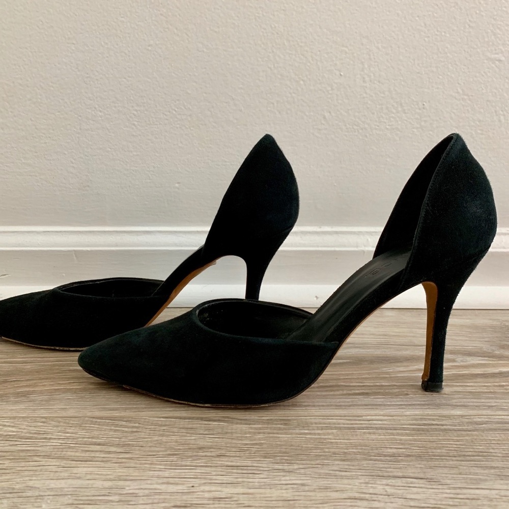 Vince Black Suede Pump Women’s Size 8